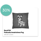 Poduszka kwadratowa Pug